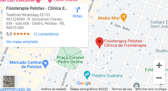 mapa da fisioterapia pelotas